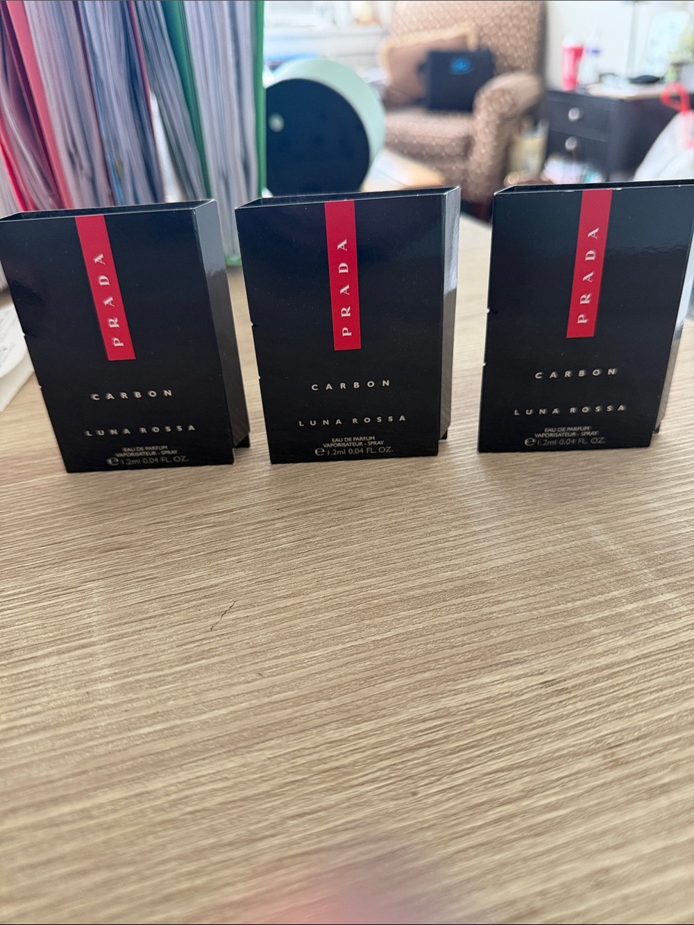 Prada Luna Rossa Carbon Men's samples  -set of 3